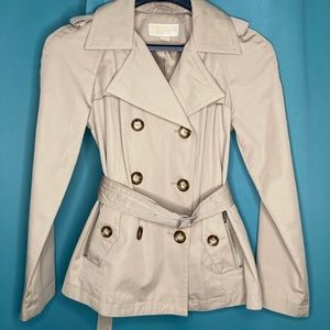 Michael Kors British Khaki Trench Coat XS